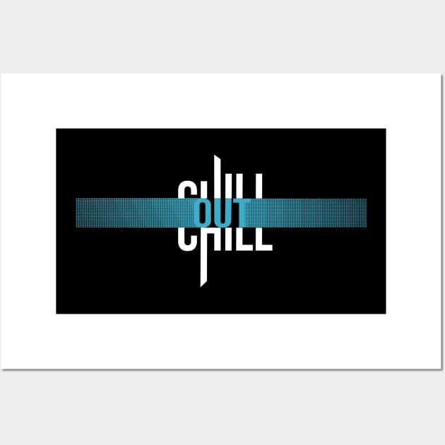 Cool chill out design Wall Art by colouredwolfe11